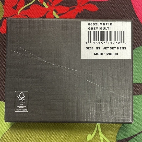 Brand New Michael Kors Grey Multi Jet Set Slim Billfold Wallet - Picture 3 of 13